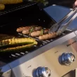 Monument Grills Mesa Series 2-Burner Free Standing Stailless Liquid Propane 24000 BTU Gas Grill with Cabinet, Gray Monument Grills Mesa Series 2-Burner Free Standing Stailless Liquid Propane 24000 BTU Gas Grill with Cabinet, Gray