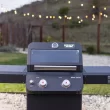 Monument Grills Mesa Series 2-Burner Free Standing Stailless Liquid Propane 24000 BTU Gas Grill with Cabinet, Black Monument Grills Mesa Series 2-Burner Free Standing Stailless Liquid Propane 24000 BTU Gas Grill with Cabinet, Black