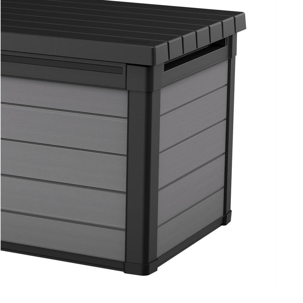 Keter Premier 150 Gallon Durable Resin Outdoor Storage and Organization Deck Box Ideal For Garden Patio Furniture and Supplies, Grey Keter Premier 150 Gallon Durable Resin Outdoor Storage and Organization Deck Box Ideal For Garden Patio Furniture and Supplies, Grey - Image 11