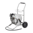 Giraffe Tools Garden Hose Reel Cart with Wheels, Stainless Steel Heavy Duty Water Hose Reel Cart, 200 ft of 1/2 Capacity
