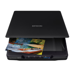 Epson - Perfection V39 II Color Photo and Document Flatbed Scanner - Black