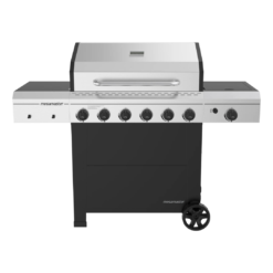 Megamaster 6-Burner Propane Grill with Side Burner