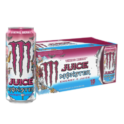 Monster Energy Juice Viking Berry, Energy + Juice, Energy Drink, 16 Ounce (Pack of 15)