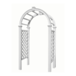 Vita Classic 4.09-ft W x 7.63-ft H Arched White PVC Garden Arbor