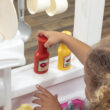 Step2 Fun with Friends Toddler Pretend Play Toy Kitchen Set , Pink/White