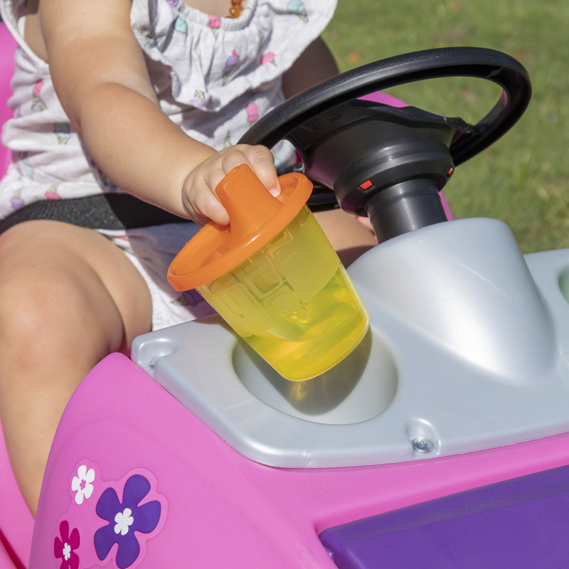 Step2 Whisper Ride II Toddler Push Car and Kids Riding Toys, Pink