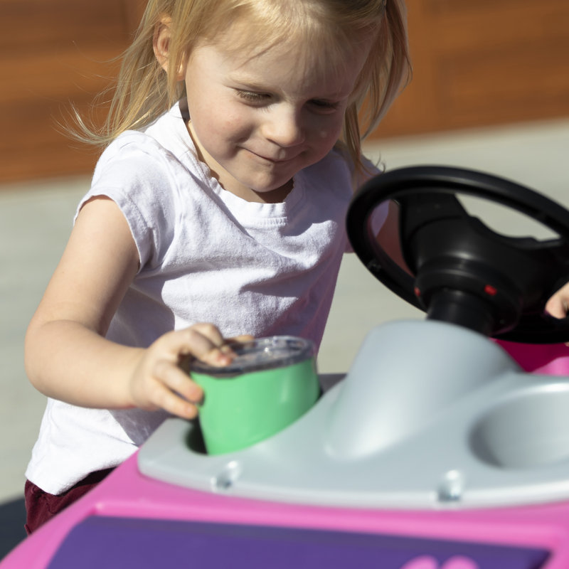 Step2 Whisper Ride II Toddler Push Car and Kids Riding Toys, Pink