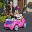 Step2 Whisper Ride II Toddler Push Car and Kids Riding Toys, Pink