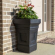 Step 2 Atherton Self-Watering Planter Box, 2, Onyx Black
