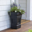 Step 2 Atherton Self-Watering Planter Box, 2, Onyx Black