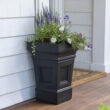 Step 2 Atherton Self-Watering Planter Box, 2, Onyx Black