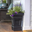 Step 2 Atherton Self-Watering Planter Box, 2, Onyx Black