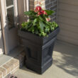Step 2 Atherton Self-Watering Planter Box, 2, Onyx Black