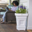Step 2 Atherton Self-Watering Planter Box, White, 2