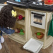 Step2 Great Gourmet Toddler Pretend Play Kitchen Set, Brown/White Step2 Great Gourmet Toddler Pretend Play Kitchen Set, Brown/White