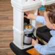 Step2 Great Gourmet Toddler Pretend Play Kitchen Set, Brown/White Step2 Great Gourmet Toddler Pretend Play Kitchen Set, Brown/White