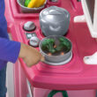Step2 Great Gourmet Toddler Pretend Play Kitchen Set, Pink/White