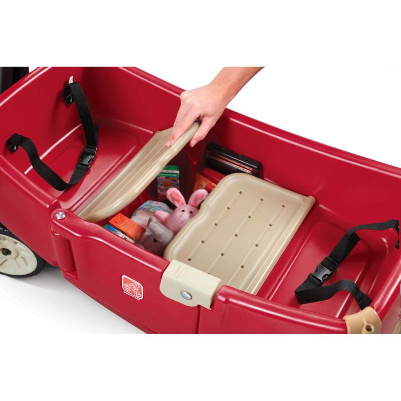 Step2 All Around Canopy 2 Seat Ride-On Wagons & Riding Toys