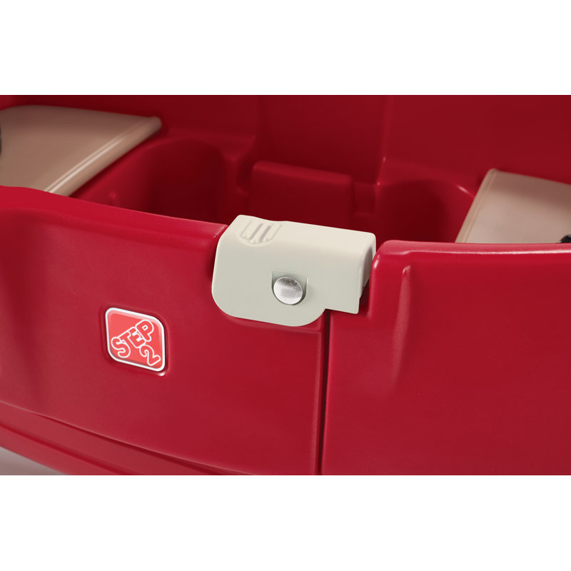Step2 All Around Canopy 2 Seat Ride-On Wagons & Riding Toys