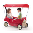 Step2 All Around Canopy 2 Seat Ride-On Wagons & Riding Toys