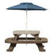Fold 'n Store Picnic Table with Market Umbrella