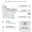 Château One-Piece Elongated Dual-Flush Toilet 1.1/1.6 gpf