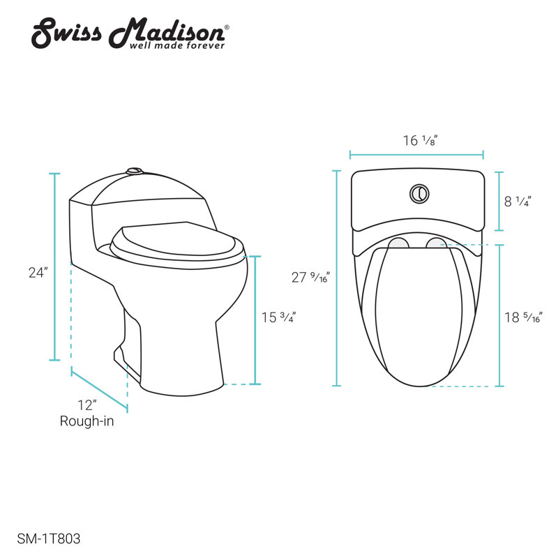 Château One-Piece Elongated Dual-Flush Toilet 1.1/1.6 gpf