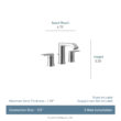 Moen Chrome Genta LX Two-Handle Widespread Bathroom Faucet Trim Kit, Valve Required Moen T6708 Genta LX Two-Handle Widespread Bathroom Faucet Trim Kit, Valve Required