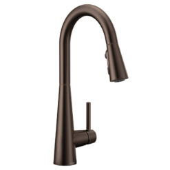 Moen Sleek Pull Down Single Handle Kitchen Faucet with Power Boost Technology and Duralock