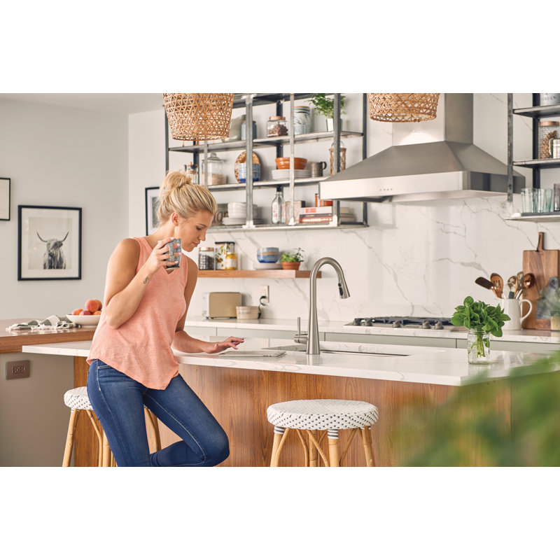 Moen 7864SRS Sleek Pull Down Single Handle Kitchen Faucet with Power Boost Technology and Duralock Moen Sleek Pull Down Single Handle Kitchen Faucet with Power Boost Technology and Duralock