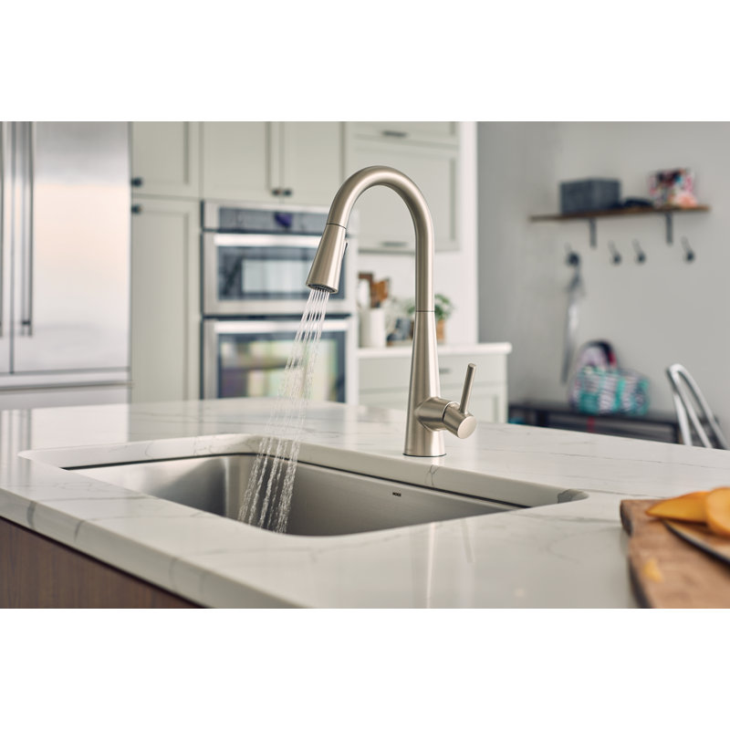 Moen 7864SRS Sleek Pull Down Single Handle Kitchen Faucet with Power Boost Technology and Duralock Moen Sleek Pull Down Single Handle Kitchen Faucet with Power Boost Technology and Duralock