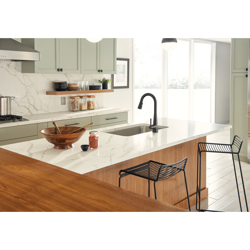 7864BL Moen Sleek Pull Down Single Handle Kitchen Faucet with Power Boost Technology and Duralock Moen 7864BL Moen Sleek Pull Down Single Handle Kitchen Faucet with Power Boost Technology and Duralock