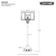 Lifetime Height Adjustable Portable Basketball Hoop (46