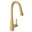 Moen Sleek Pull Down Single Handle Kitchen Faucet with Power Boost Technology and Duralock