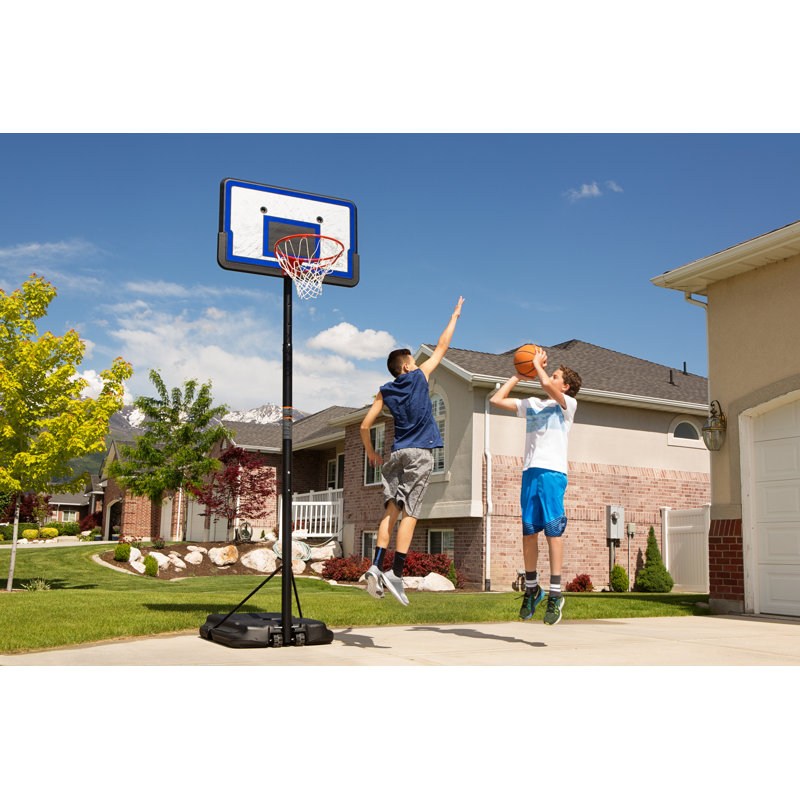 Lifetime Height Adjustable Portable Basketball Hoop (44" Impact Backboard)