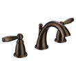 Oil Rubbed Bronze Moen Brantford Widespread Bathroom Faucet (Part number: T6620ORB)