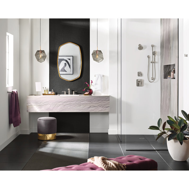 Moen 3558EPBN Moen Eco-Performance 5-Function Handheld Shower with 30-Inch Slide Bar and 69-Inch Hose