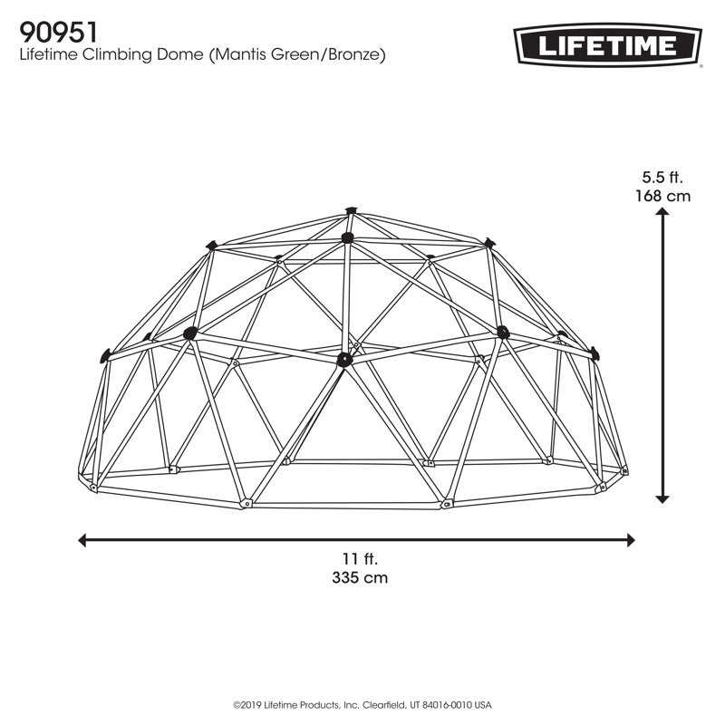 Lifetime 11'' W Climbing Dome Lifetime 11'' W Climbing Dome