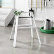 lucano 2 - Step Aluminum Lightweight Folding Ladder Step Stool, White