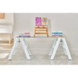 lucano 2 - Step Aluminum Lightweight Folding Ladder Step Stool, White