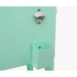 PERMASTEEL 80 qt. Mint Green Classic Outdoor Rolling Patio Cooler with Wheels and Handles PS-203-MINT