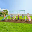 Sportspower Live Oak Swing Set with Lifetime Warranty on 6' Heavy Duty Double Wall Slide