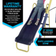 Sportspower Palmview Metal Swing Set with Lifetime Warranty on 5' Double Wall Slide