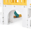 Joyldias 70.9'' W 9 In 1 Plastic Climber Toddler Slide, Toddler Playground With Double Slides,, Yellow/Green