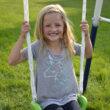Sportspower Sierra Vista Metal Swing Set with Lifetime Warranty on 5' Double Wall Slide