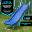 Sportspower Super Surfer Metal Swing Set with Lifetime Warranty on 6' Double Wall Slide