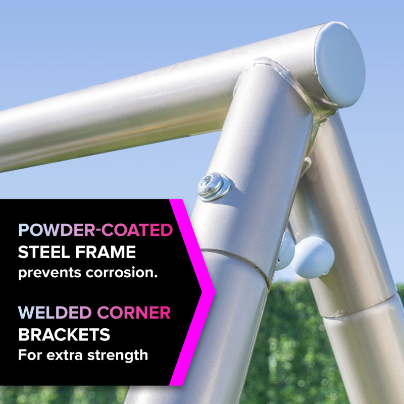 Sportspower Super Surfer Metal Swing Set with Lifetime Warranty on 6' Double Wall Slide