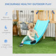 Outsunny Fir Swing Set with 1 Swing(s) , 1 Slide(s)