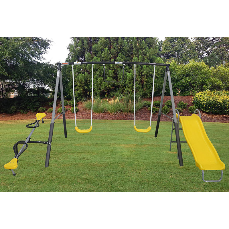 XDP Recreation The Titan Outdoor Playground Backyard Kids Toddler Play/Swing Set XDP Recreation The Titan Outdoor Playground Backyard Kids Toddler Play/Swing Set