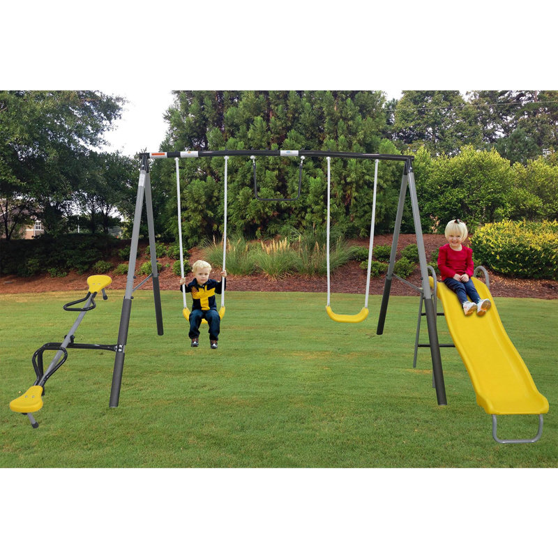 XDP Recreation The Titan Outdoor Playground Backyard Kids Toddler Play/Swing Set XDP Recreation The Titan Outdoor Playground Backyard Kids Toddler Play/Swing Set